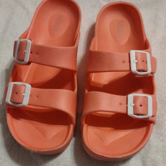 Mixit Orange Sandals with Adjustable Straps - Picture 3 of 5